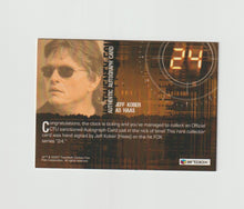 Load image into Gallery viewer, 2008 24 Season 5 Autographs Jeff Kober as Haas
