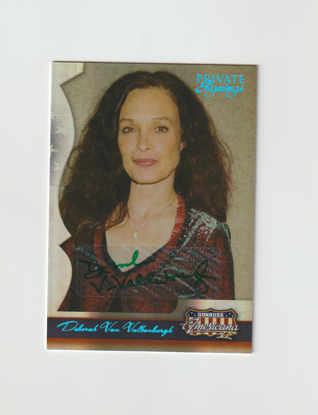 2008 Americana 2 #249 Deborah Van Valkenburgh Autograph