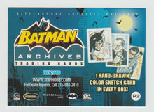 Load image into Gallery viewer, 2008 Batman Archives Promos #P-2 Non-Sport Update Exclusive
