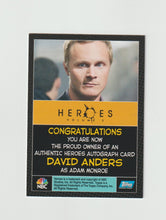 Load image into Gallery viewer, 2008 Heroes Vol 2 Autographs David Anders as Adam Monroe
