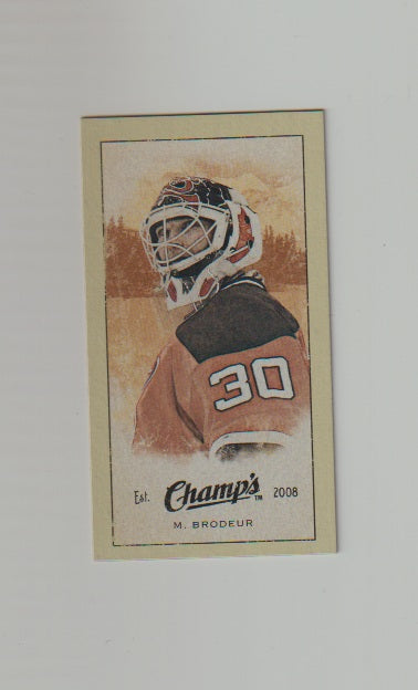 2009-10 Upper Deck Champs Mini #257 Martin Brodeur