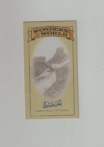 2009-10 Upper Deck Champs SP Mini #399 Great Wall of China
