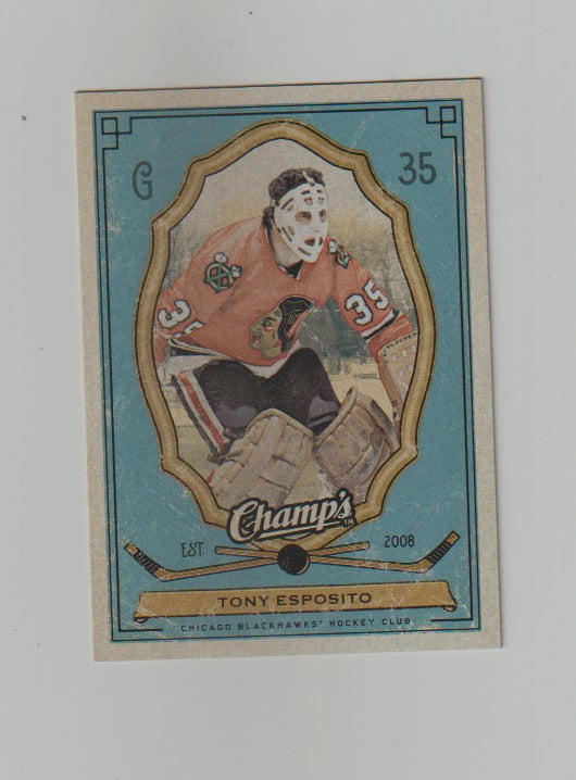 2009-10 Upper  Deck Champs #22 Tony Esposito