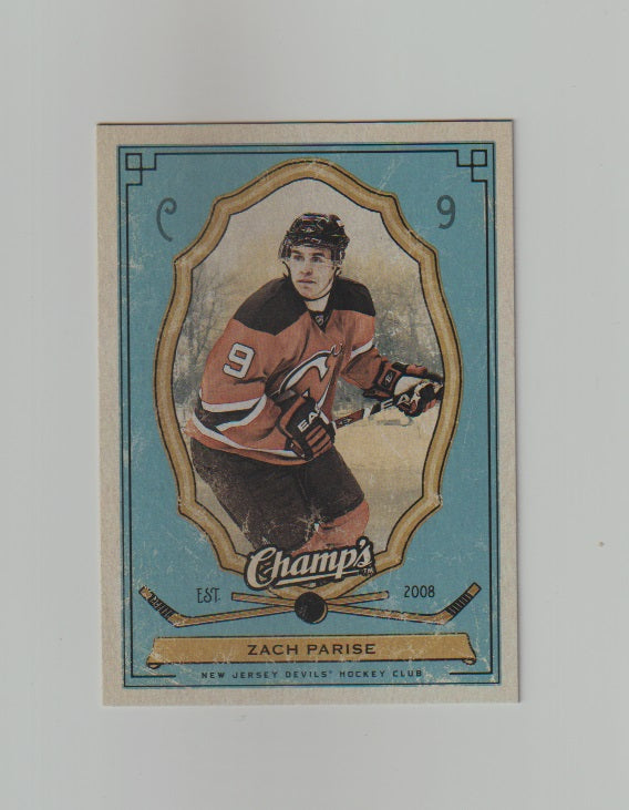 2009-10 Upper  Deck Champs #62 Zach Parise