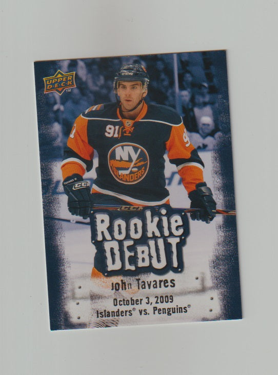 2009-10 Upper Deck Rookie Debut #RD1 John Tavares