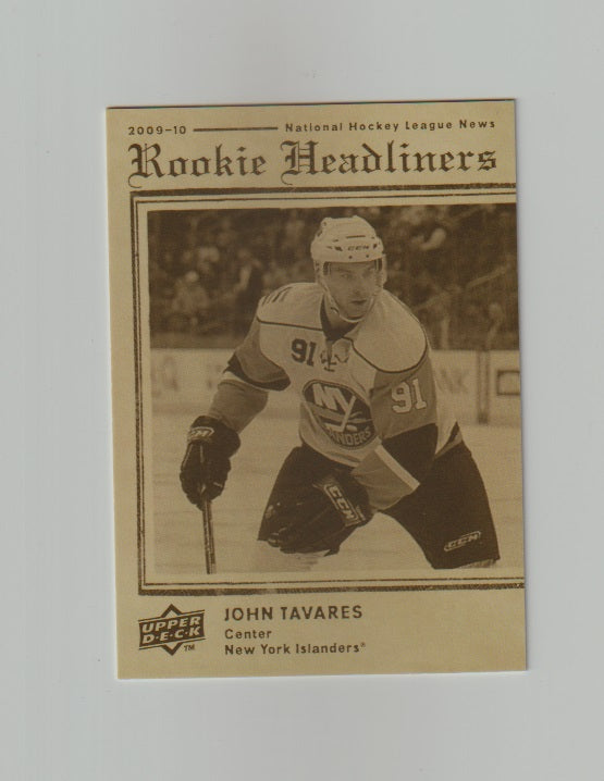 2009-10 Upper Deck Rookie Headliners #RH27 John Tavares