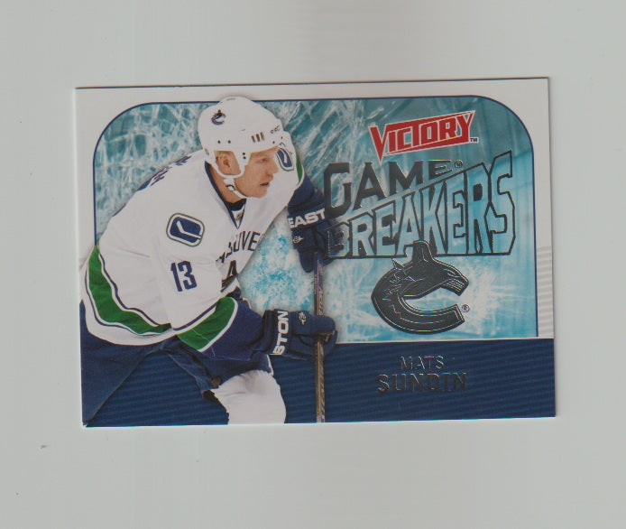 2009-10 Upper Deck Victory Game Breakers #GB33 Mats Sundin