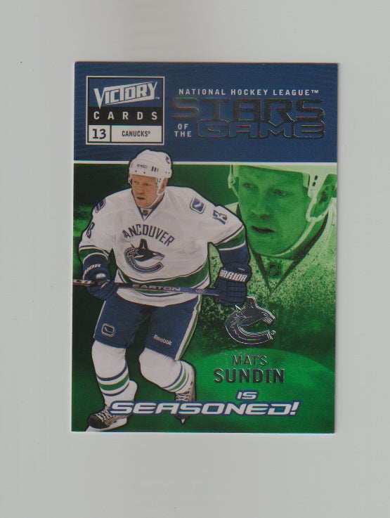2009-10 Upper Deck Victory Stars of the Game #SG14 Mats Sundin