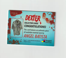 Load image into Gallery viewer, 2009 Dexter Memorabilia #DC3 Angel Batista
