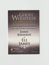 Load image into Gallery viewer, 2009 Ghost Whisperer Seasons 1 &amp; 2 Autographs #GA-5 Jamie Kennedy as Eli James
