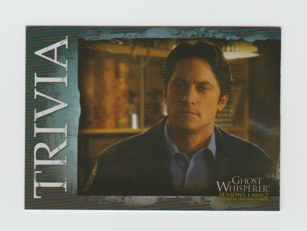 2009 Ghost Whisperer Seasons 1 & 2 Trivia #T-6 Melinda's Husband Jim Clancy