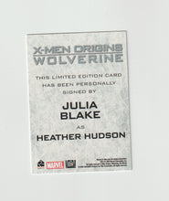 Load image into Gallery viewer, 2009 X-Men Origins Wolverine Autographs Julia Blake as Heather Hudson
