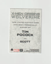 Load image into Gallery viewer, 2009 X-Men Origins Wolverine Autographs Tim Pocock as Scott
