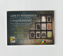 Load image into Gallery viewer, 2010 Ghost Whisperer Seasons 3 &amp; 4 Costumes SDCC Nine Piece Materials
