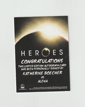 Load image into Gallery viewer, 2010 Heroes Archives Autographs Katherine Boecher as Alena
