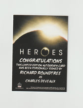 Load image into Gallery viewer, 2010 Heroes Archives Autographs Richard Roundtree as Charles Deveaux
