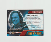 Load image into Gallery viewer, 2010 Iron Man 2 Autographs #A2 Mickey Rourke as Whiplash
