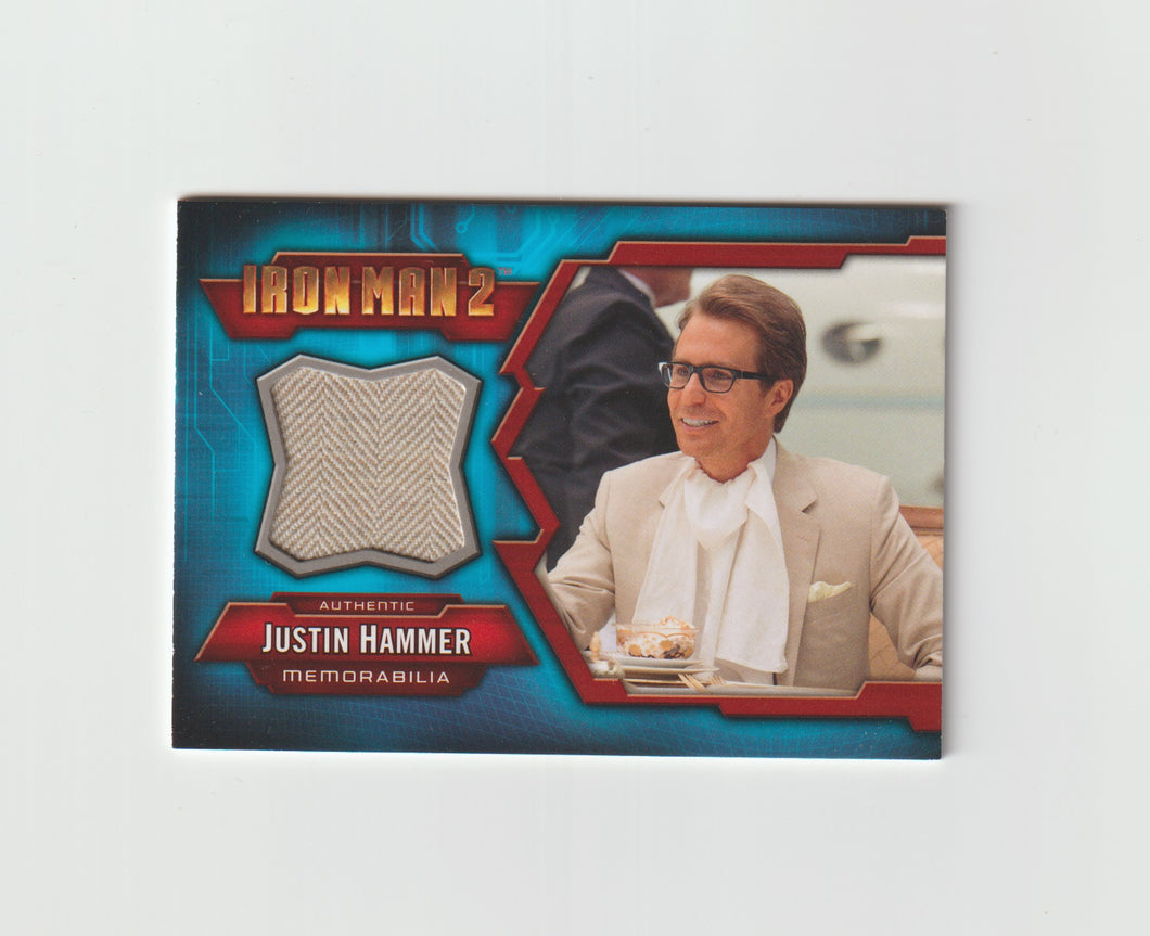 2010 Iron Man 2 Memorabilia #IMC-8 Sam Rockwell as Justin Hammer