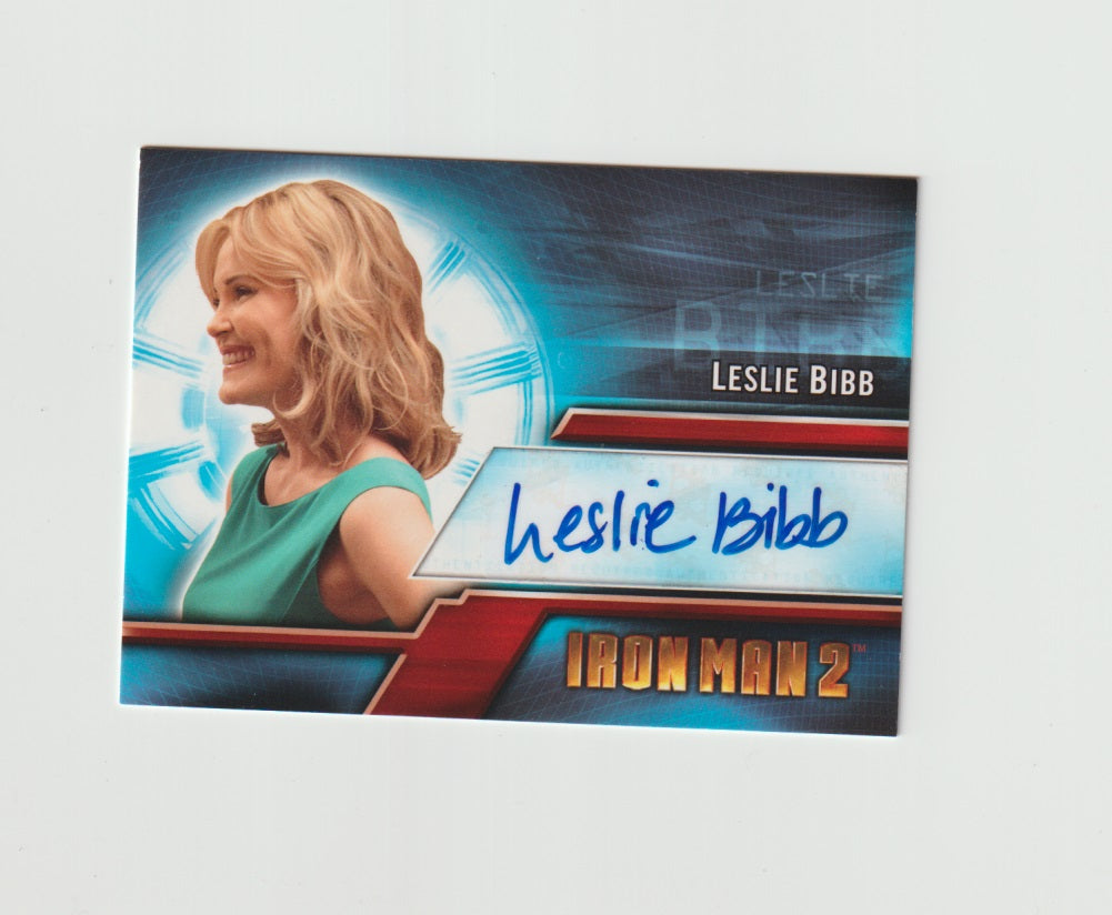 2010 Iron Man 2 #A3 Leslie Bibb Autograph