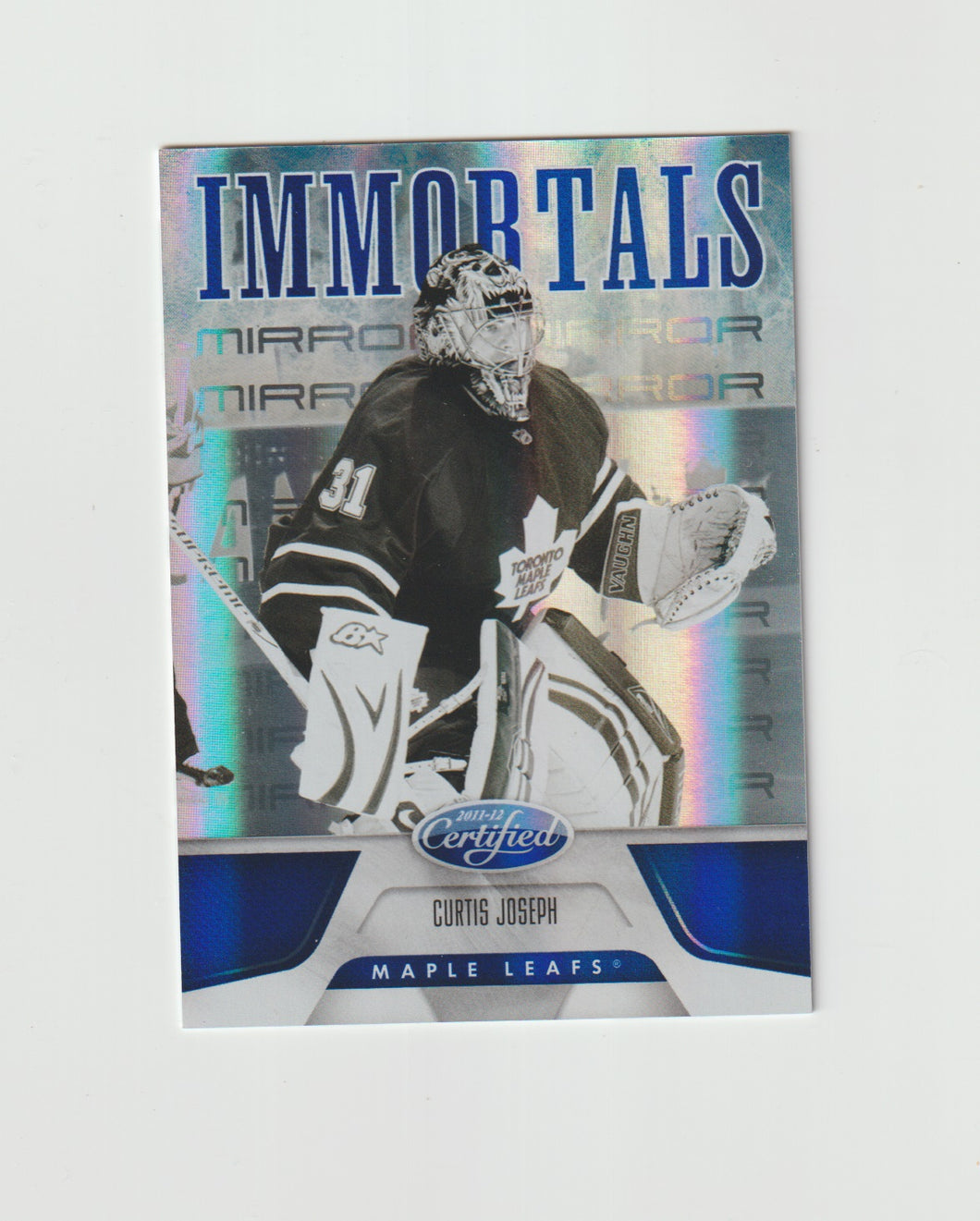 2011-12 Certified Mirror Blue #165 Curtis Joseph