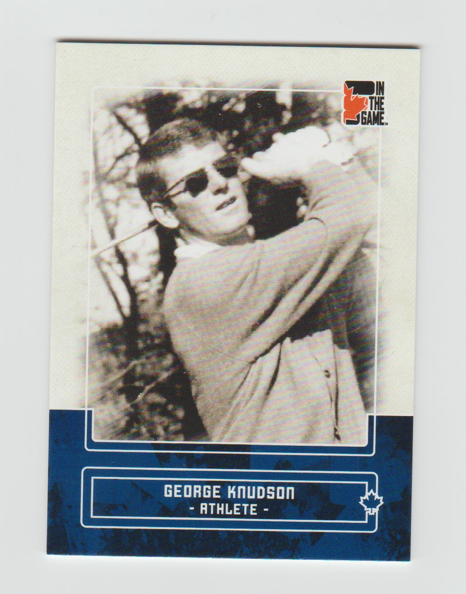 2011 Canadiana Blue #30 George Knudson