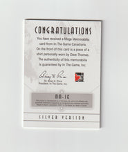 Load image into Gallery viewer, 2011 Canadiana Mega Memorabilia Silver #MM-16 Dave Thomas
