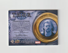 Load image into Gallery viewer, 2011 Thor Movie Memorabilia #F-13 Thor
