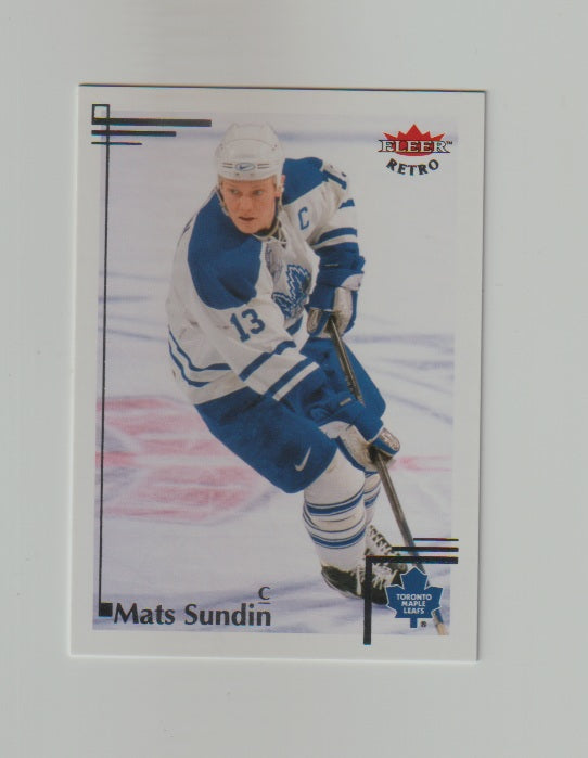 2012-13 Fleer Retro #15 Mats Sundin