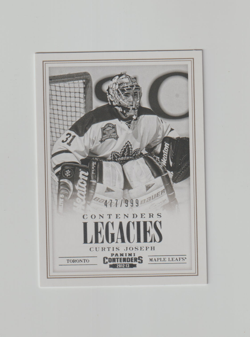 2012-13 Panini Contenders Legacies #L25 Curtis Joseph