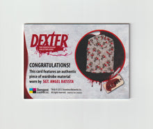 Load image into Gallery viewer, 2012 Dexter Fourth Season Costumes #D4-CABR Sgt Angel Batista
