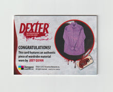 Load image into Gallery viewer, 2012 Dexter Fourth Season Costumes #D4-CJQS Joey Quinn
