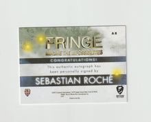 Load image into Gallery viewer, 2012 Fringe Seasons 1 &amp; 2 Autographs #A-8 Sebastian Roche as Thomas Jerome Newton
