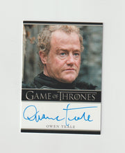 Load image into Gallery viewer, 2012 Game of Thrones Season 1 Bordered Autographs Owen Teale as Alliser Thorne
