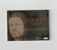 Load image into Gallery viewer, 2012 Game of Thrones Season 1 Shadowbox Eddard Stark
