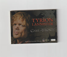 Load image into Gallery viewer, 2012 Game of Thrones Season 1 Shadowbox Tyrion Lannister
