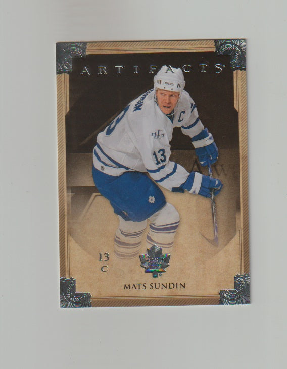 2013-14 Artifacts #56 Mats Sundin