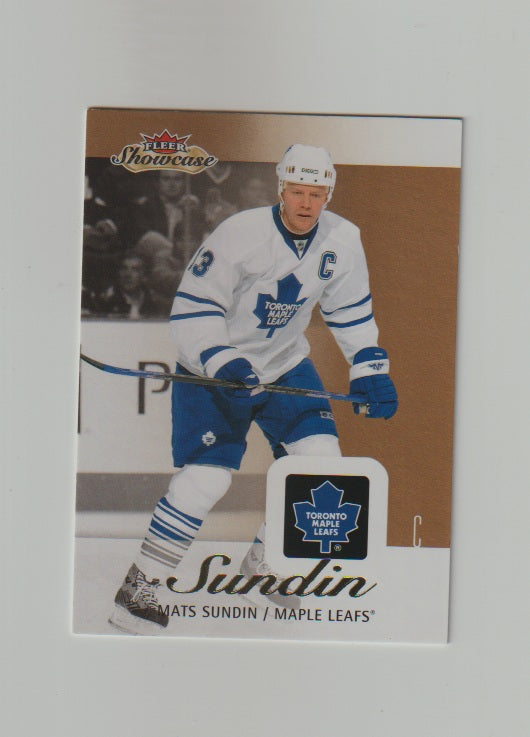 2013-14 Fleer Showcase #88 Mats Sundin