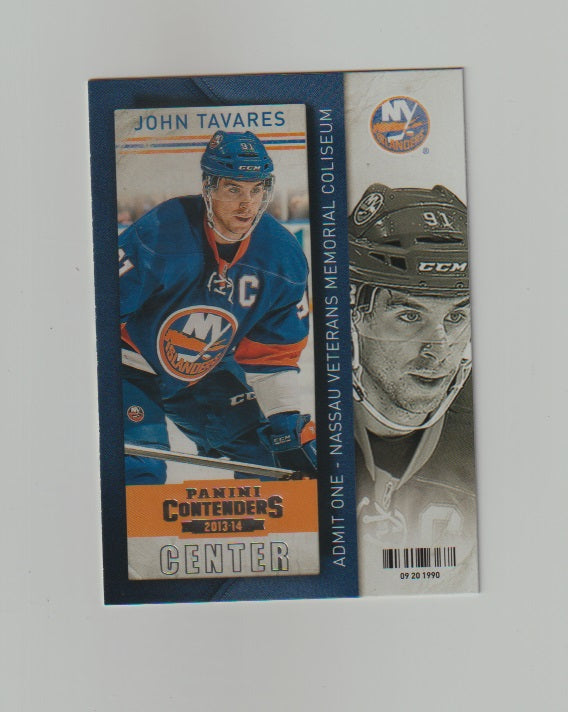 2013-14 Panini Contenders #86 John Tavares