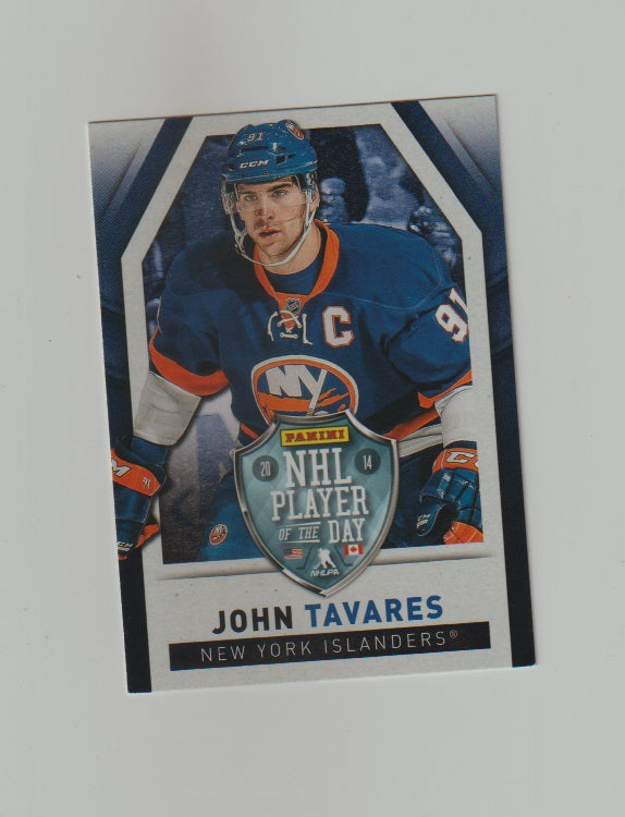 2013-14 Panini Player of the Day #1 John Tavares