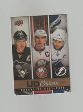 Load image into Gallery viewer, 2013-14 Upper Deck Canvas #C210 Sidney Crosby, Martin St. Louis &amp; John Tavares
