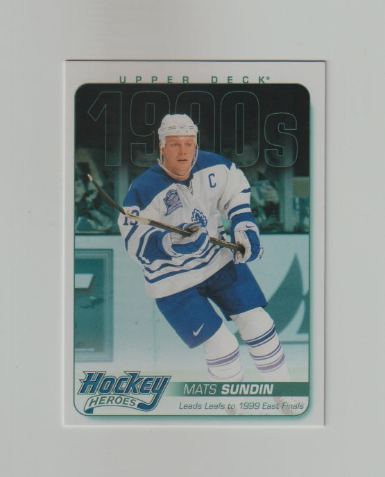 2013-14 Upper Deck Hockey Heroes #HH54 Mats Sundin