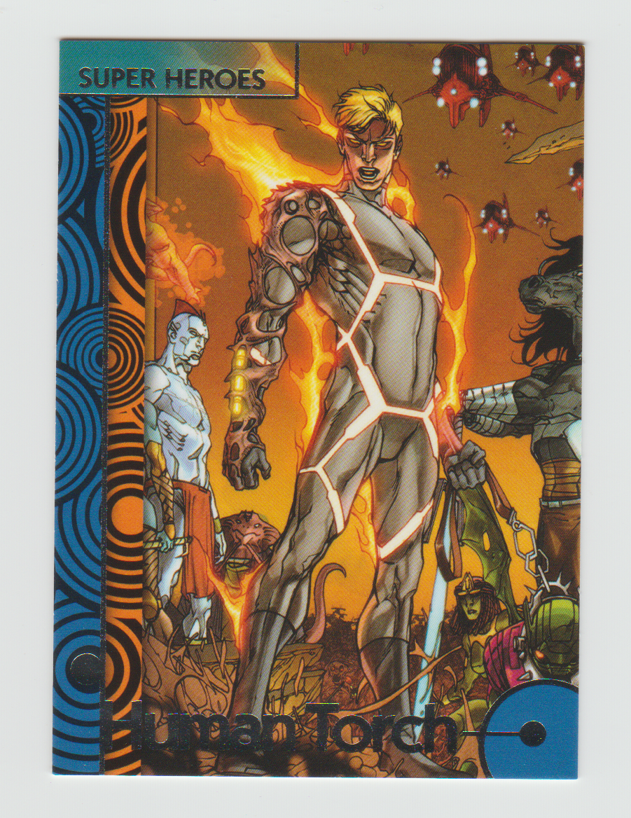 2013 Fleer Retro Marvel #18 Human Torch