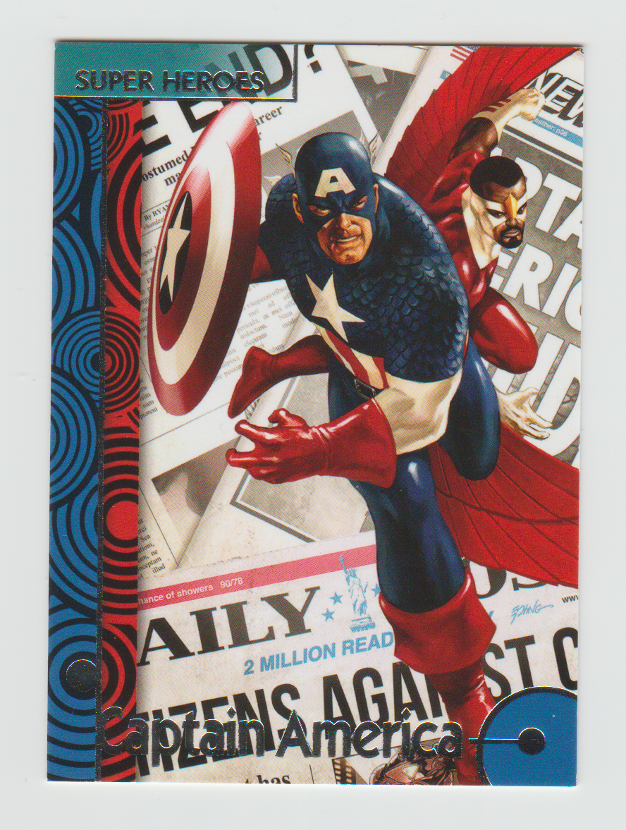 2013 Fleer Retro Marvel #5 Captain America