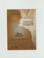 Load image into Gallery viewer, 2013 Game of Thrones Season 2 Plastic Gallery #PL5 Jon Snow
