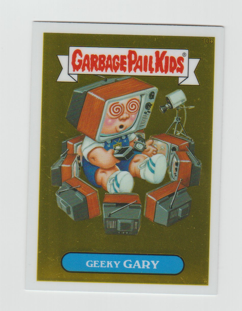 2013 Garbage Pail Kids Chrome Series 1 #10b Geeky Gary