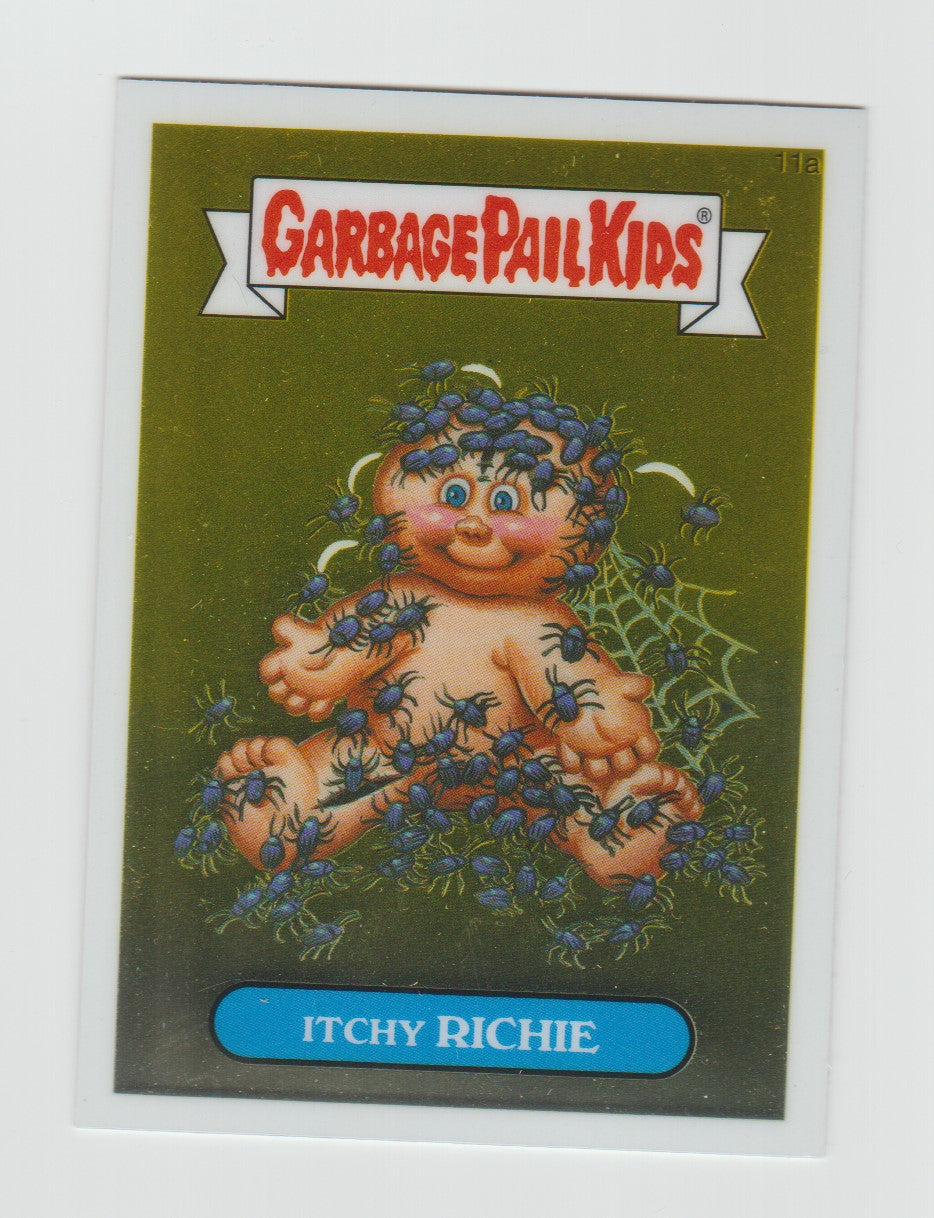 2013 Garbage Pail Kids Chrome Series 1 #11a Itchy Richie