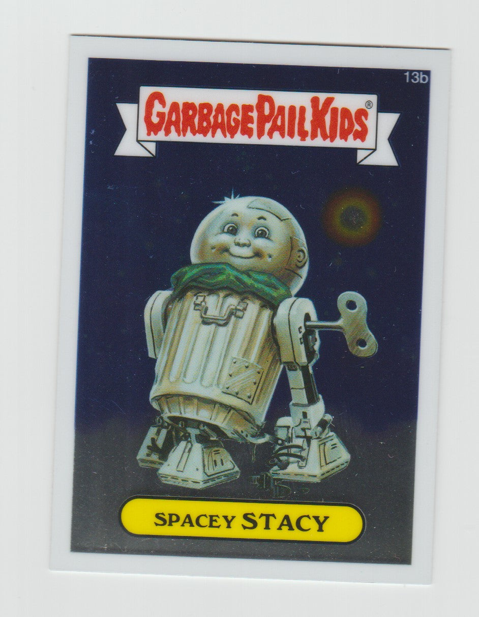 2013 Garbage Pail Kids Chrome Series 1 #13b Spacey Stacy