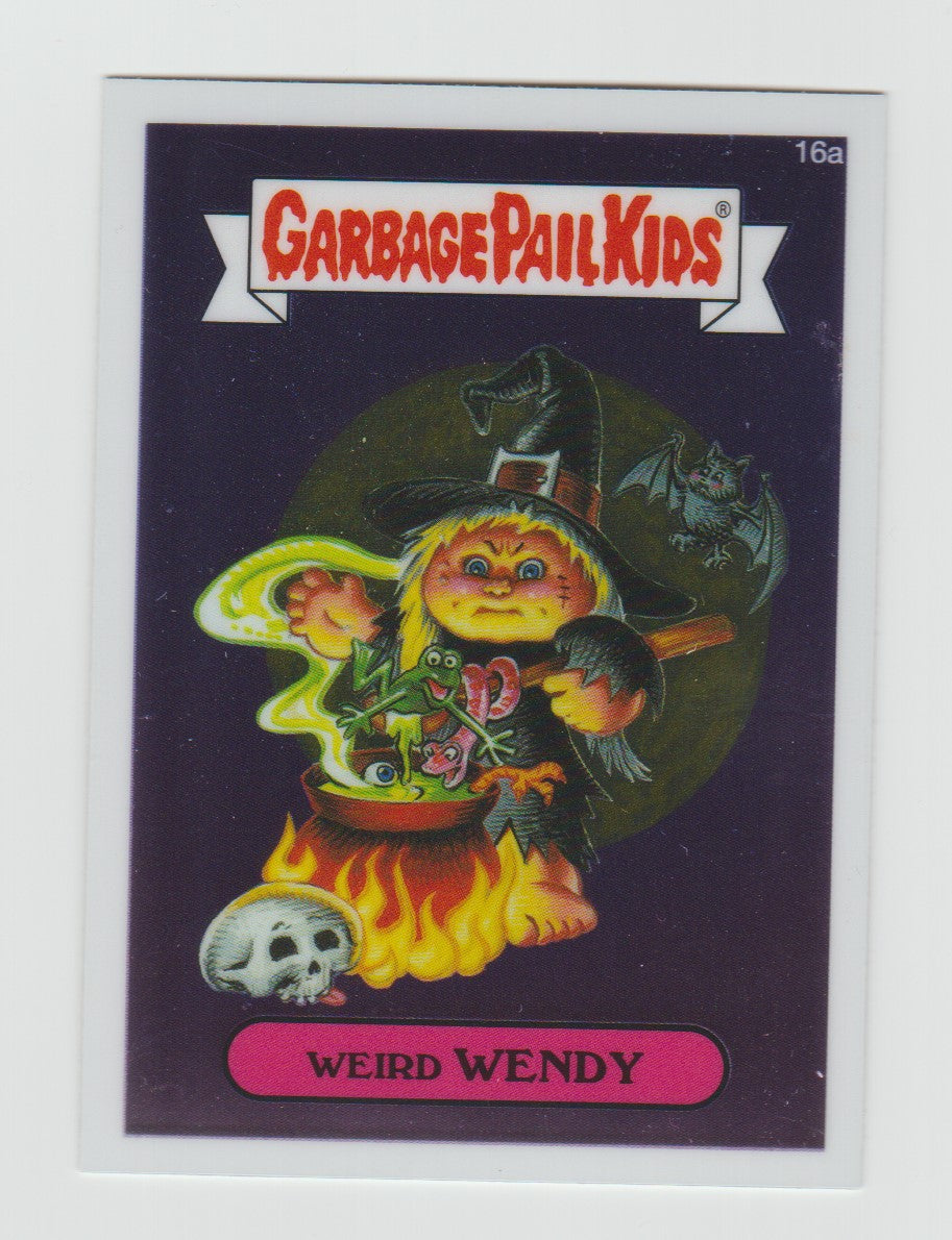 2013 Garbage Pail Kids Chrome Series 1 #16a Weird Wendy