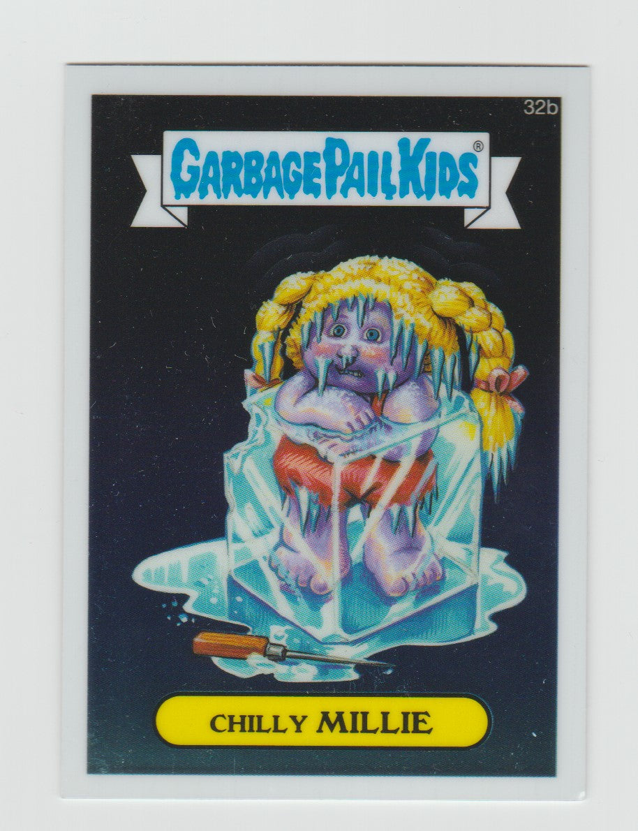 2013 Garbage Pail Kids Chrome Series 1 #32b Chilly Millie