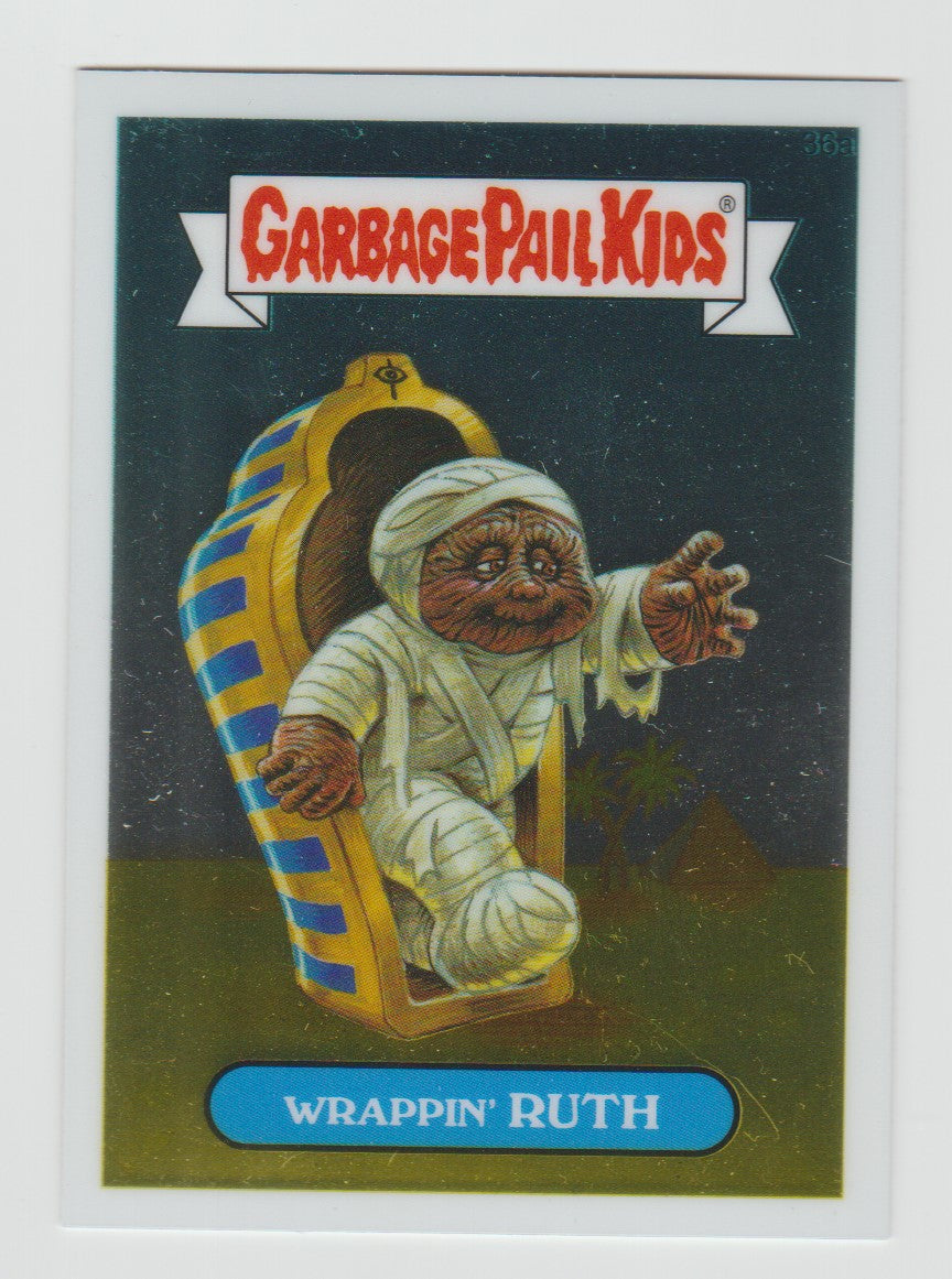 2013 Garbage Pail Kids Chrome Series 1 #36a Wrappin' Ruth